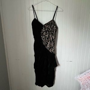 Beautiful black and gold dress